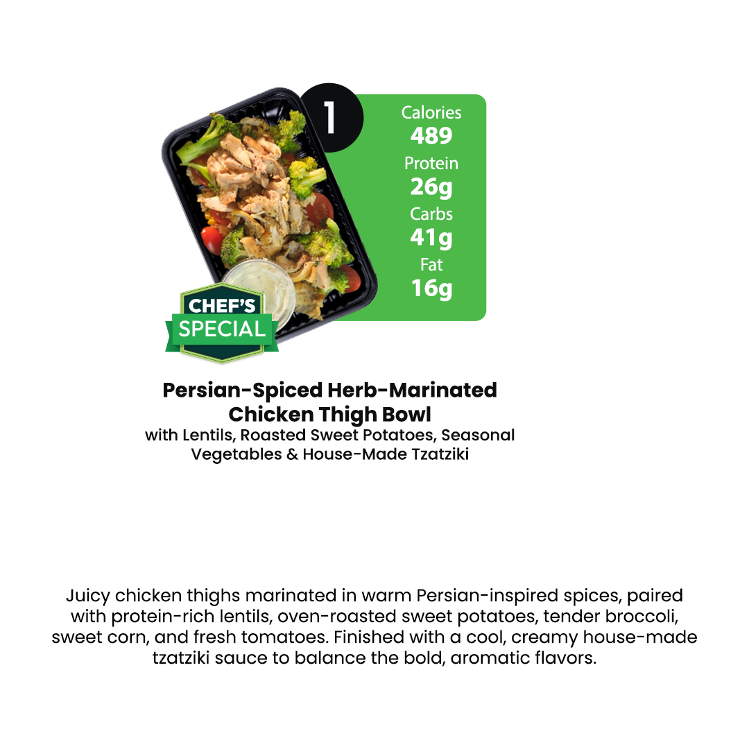 Healthy Meal Prep in Houston | 5 MEALS PLAN