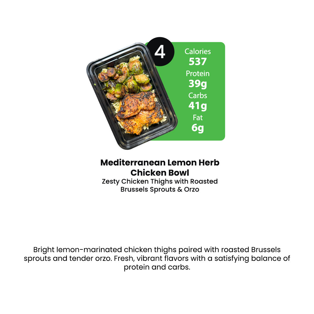 Healthy Meal Prep in Houston | 5 MEALS PLAN