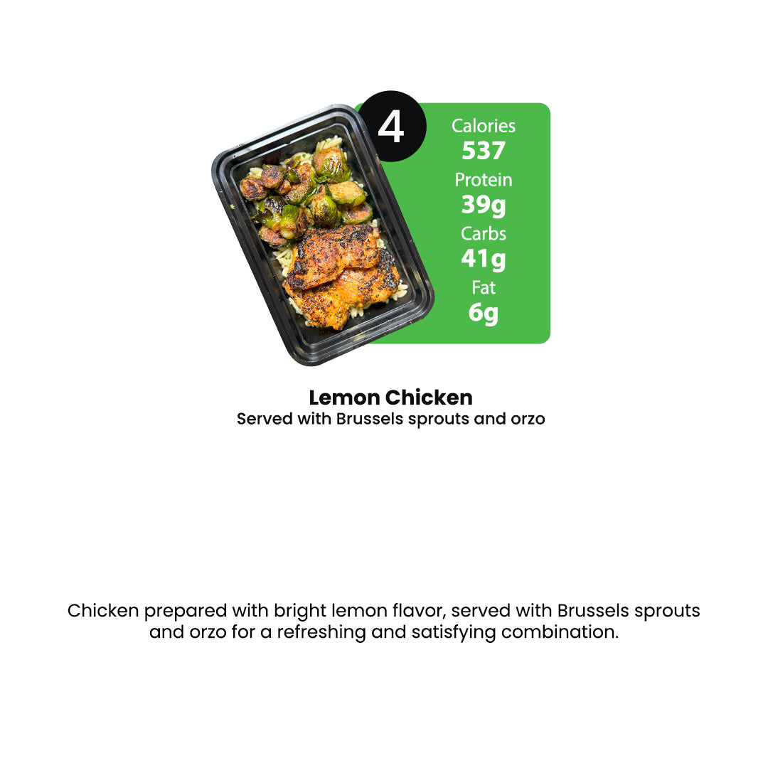 Healthy Meal Prep in Houston | 5 MEALS PLAN